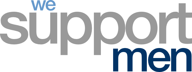 we support men logo